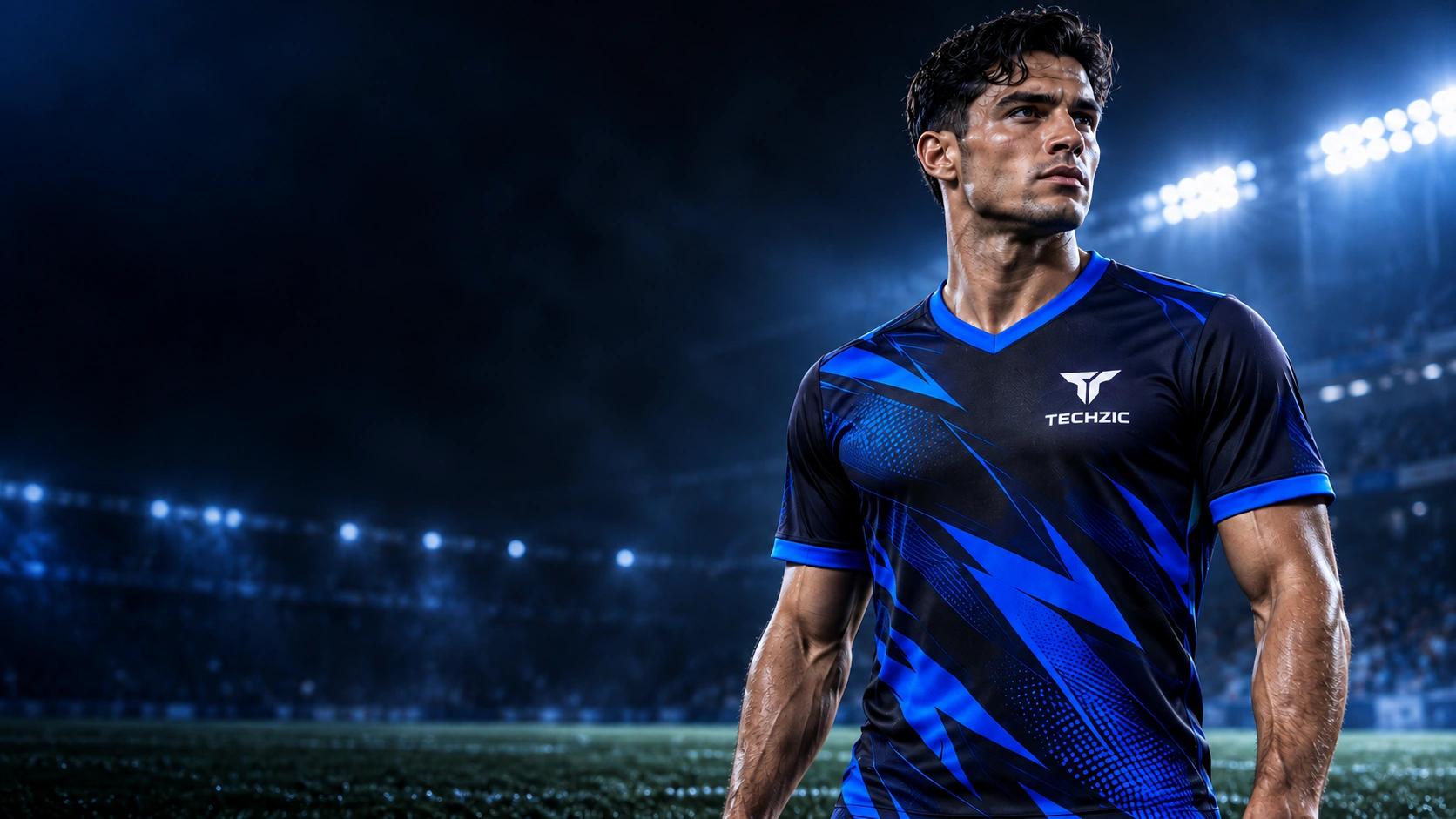 TECHZIC football training jersey campaign