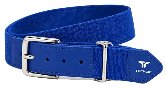 TECHZIC Adjustable Baseball Belt in Royal Blue