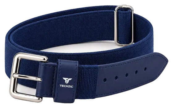 TECHZIC Adjustable Baseball Belt in Navy