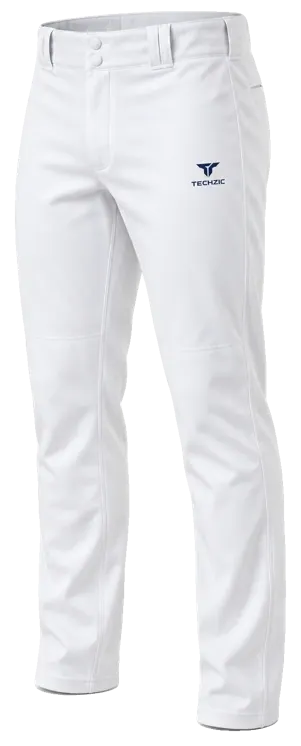 TECHZIC Tapered Pro Baseball Pants - White