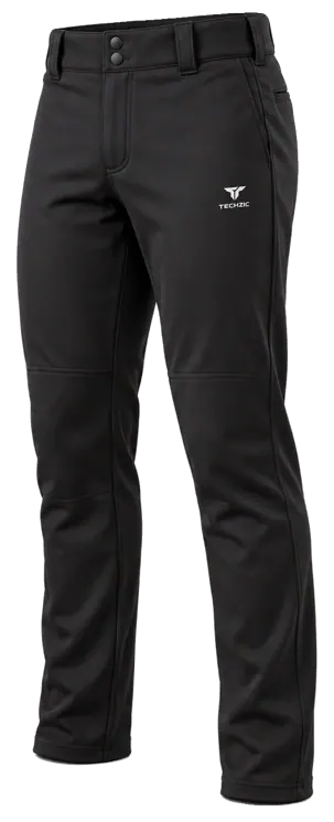 TECHZIC Tapered Pro Baseball Pants in Black