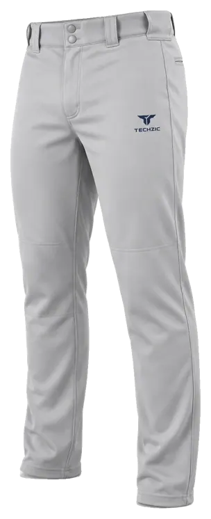 TECHZIC Tapered Pro Baseball Pants in Grey