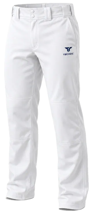 TECHZIC Relaxed Pro Baseball Pants - White