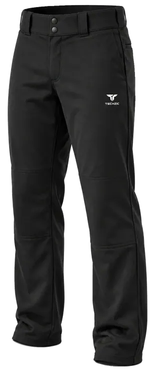 TECHZIC Relaxed Pro Baseball Pants in Black