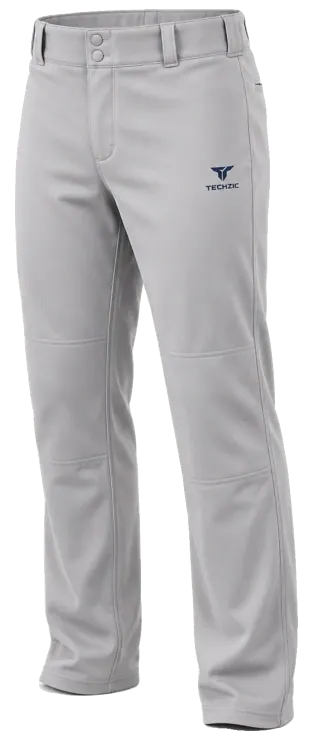 TECHZIC Relaxed Pro Baseball Pants in Grey