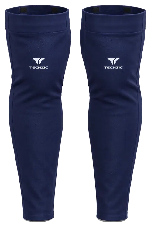 TECHZIC Pro Cut-and-Sew Hockey Socks - C1100-000 in Navy
