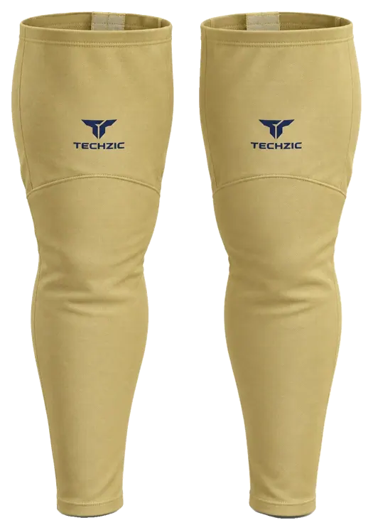 TECHZIC Pro Cut-and-Sew Hockey Socks - C1100-000 in Vegas Gold