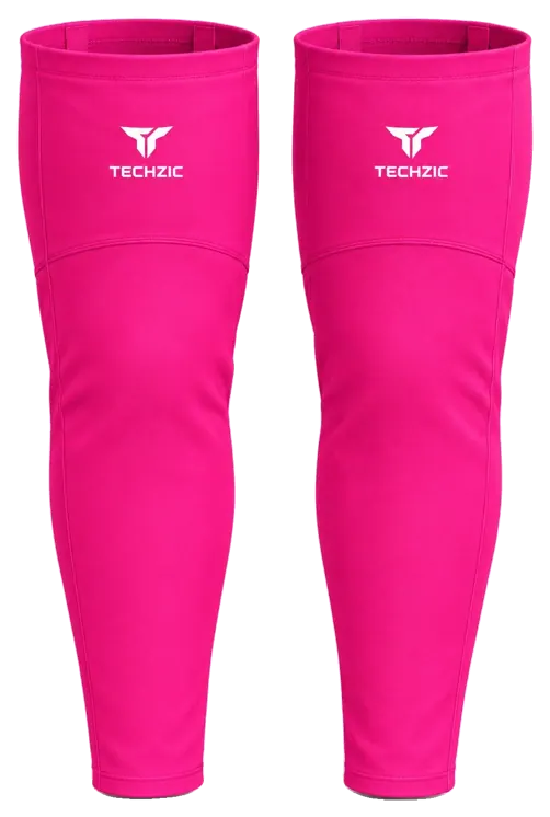 TECHZIC Pro Cut-and-Sew Hockey Socks - C1100-000 in Hot Pink