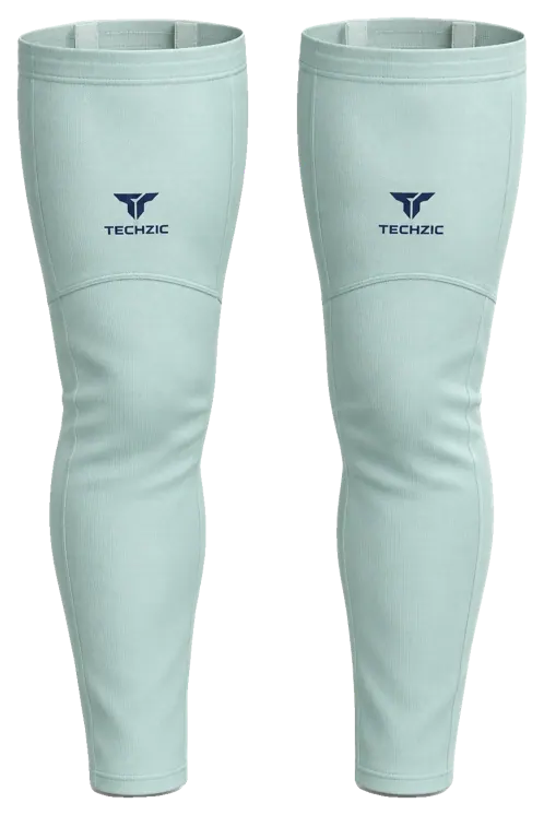 TECHZIC Pro Cut-and-Sew Hockey Socks - C1100-000 in Seafoam