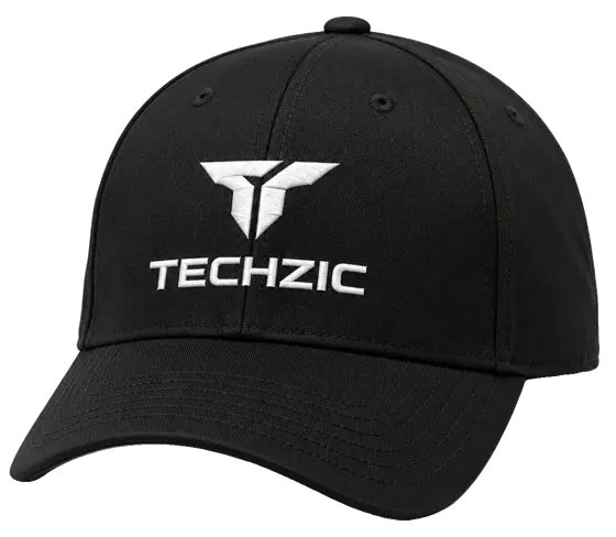TECHZIC Stretch-Fit Cap - Black