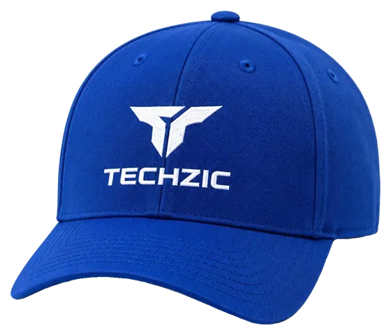 TECHZIC Stretch-Fit Cap in Royal Blue