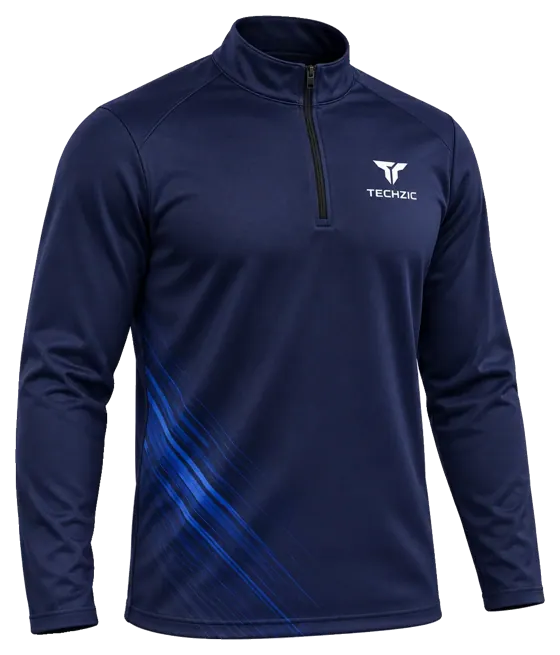 TECHZIC Custom Quarter-Zip Sweatshirt