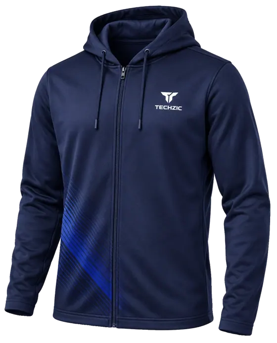TECHZIC Custom Full-Zip Hoodie