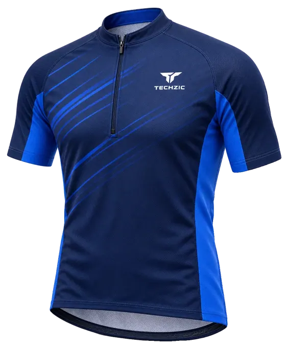 TECHZIC Club-Fit Side-Panel Cycling Jersey