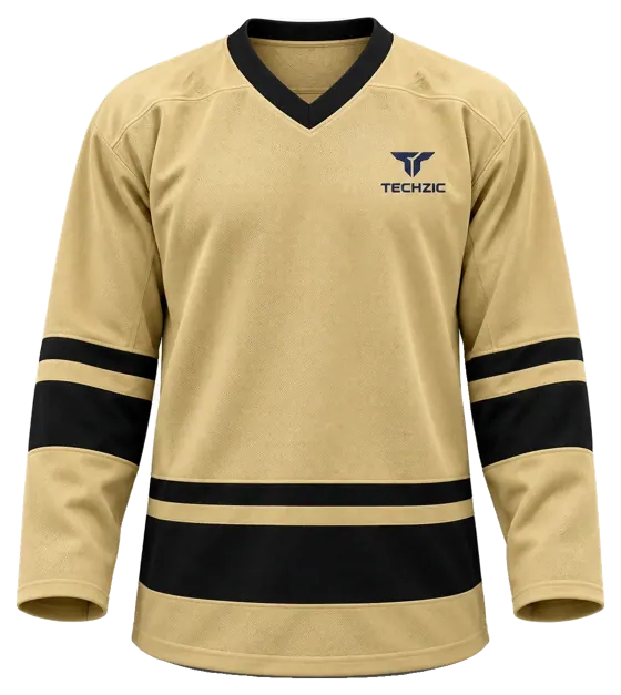 TECHZIC League Banded Hockey Jersey in Vegas / Black