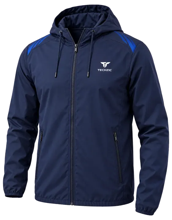 TECHZIC Full-Zip Hooded Training Shell