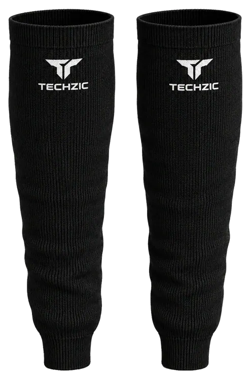 TECHZIC Knit Hockey Socks - K630-000 in Black