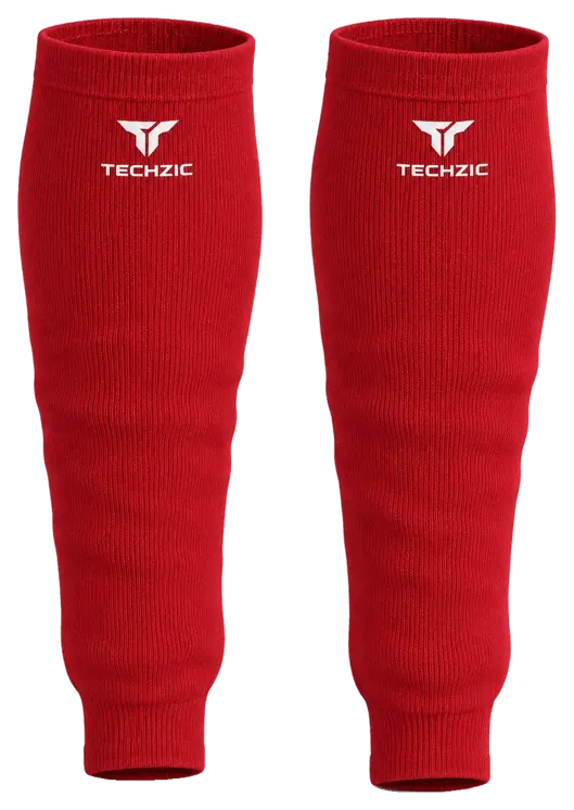 TECHZIC Knit Hockey Socks - K630-000 in Red