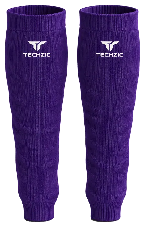 TECHZIC Knit Hockey Socks - K630-000 in Purple