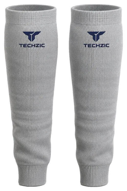 TECHZIC Knit Hockey Socks - K630-000 in Grey