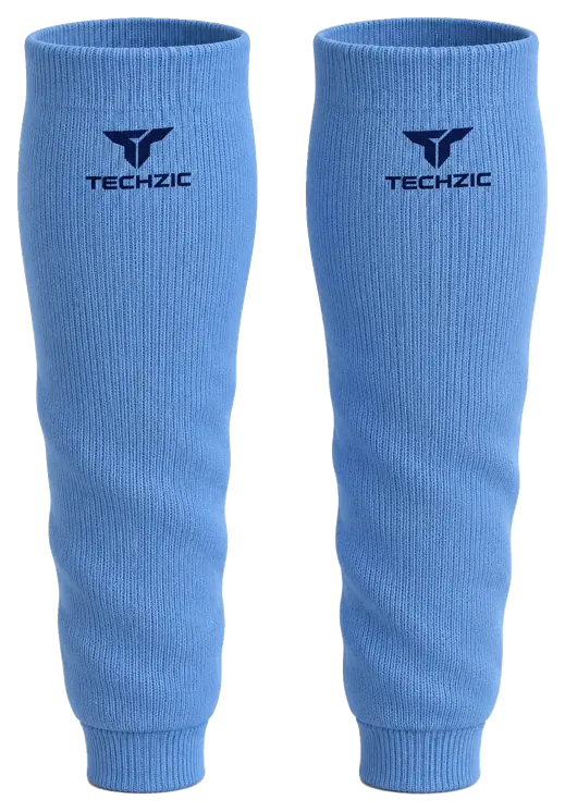 TECHZIC Knit Hockey Socks - K630-000 in Sky Blue