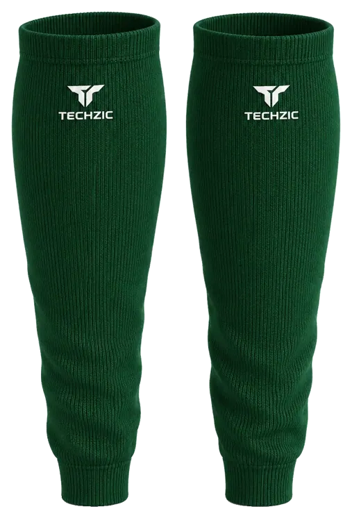 TECHZIC Knit Hockey Socks - K630-000 in Forest Green