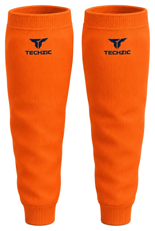 TECHZIC Knit Hockey Socks - K630-000 in Orange