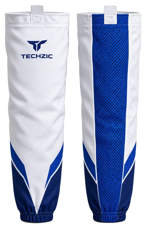 TECHZIC Mesh-Back Footless Hockey Socks