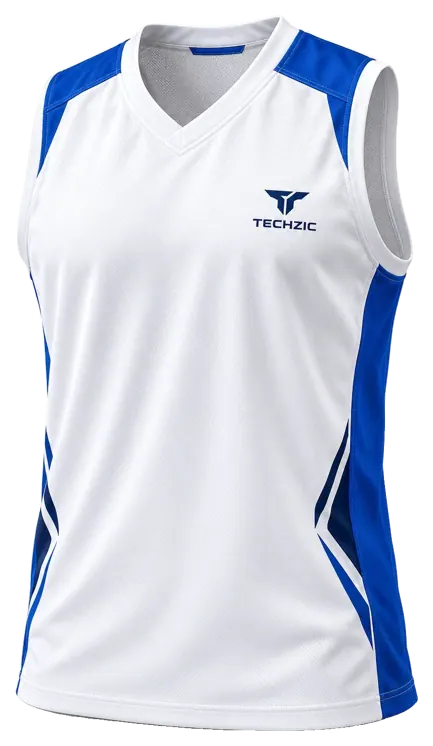 TECHZIC Multi-Sport V-Neck Sleeveless Jersey