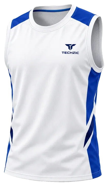 TECHZIC Multi-Sport Crew-Neck Sleeveless Jersey