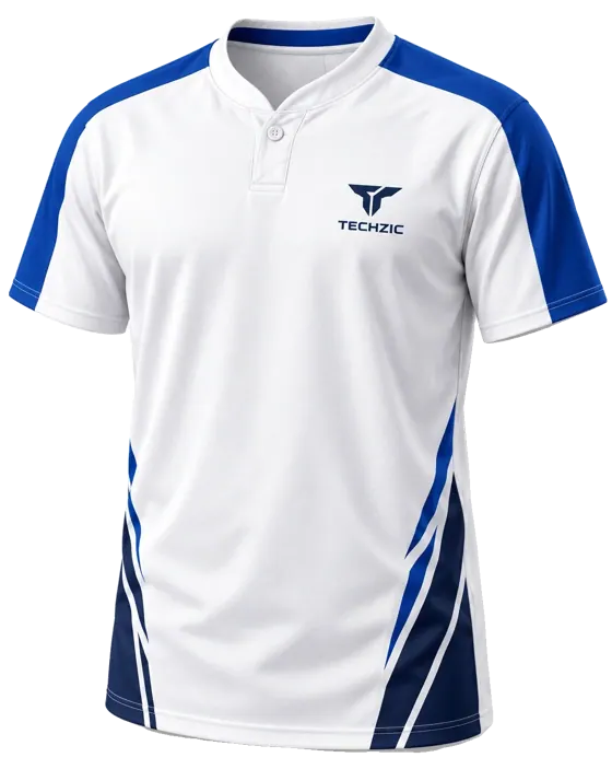 TECHZIC One-Button Baseball Jersey