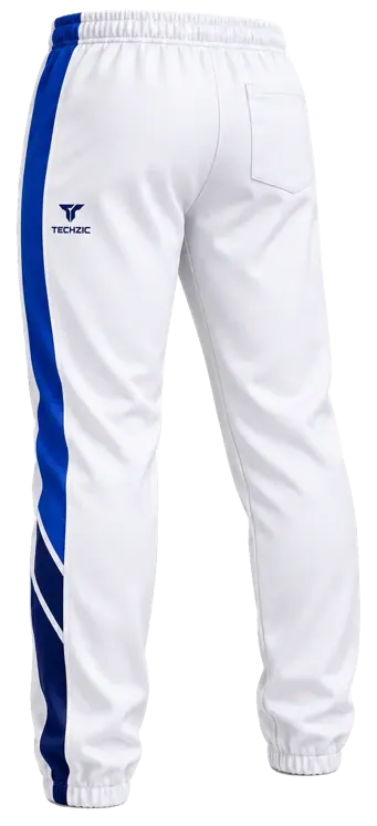 TECHZIC Drawstring Patch-Pocket Baseball Pants