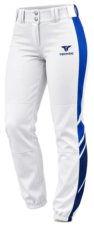 TECHZIC Ladies Pro Elastic-Hem Baseball Pants