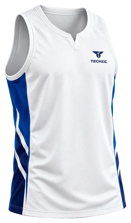 TECHZIC Side-Insert Wrap Basketball Jersey