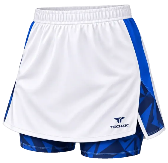 TECHZIC Printed-Liner Lacrosse Skort