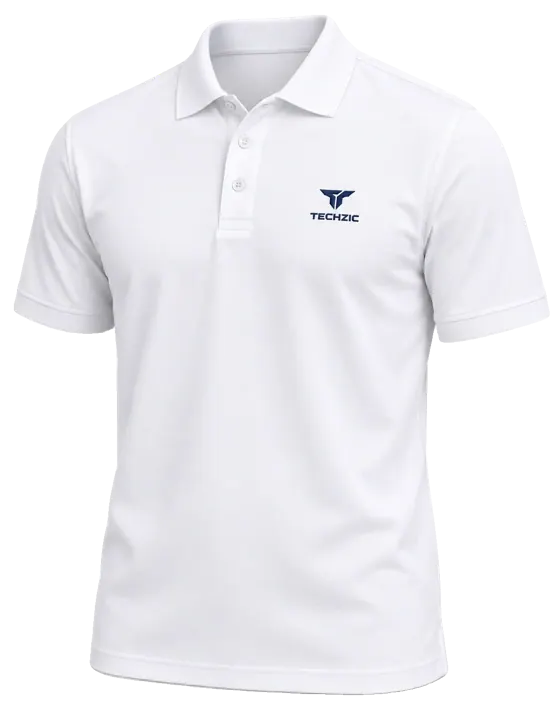 TECHZIC Performance Polo - White