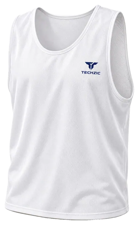 TECHZIC Practice Scrimmage Vest - White