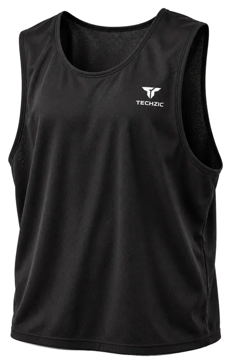 TECHZIC Practice Scrimmage Vest in Black