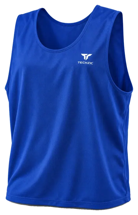 TECHZIC Practice Scrimmage Vest in Royal