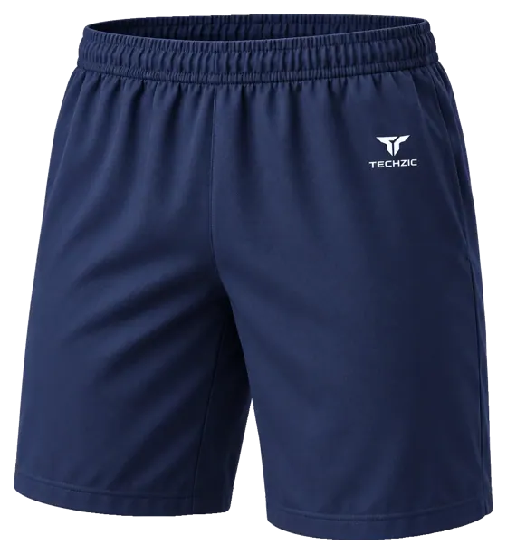 TECHZIC 7-inch Team Performance Shorts in Navy