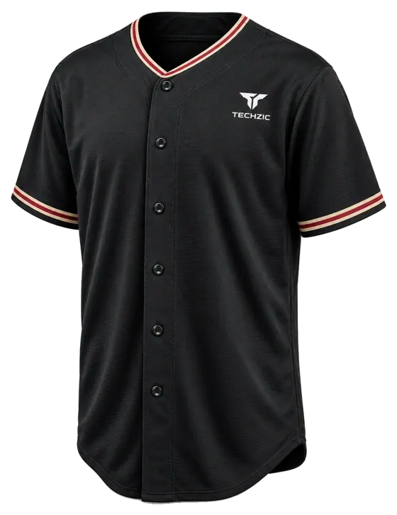 TECHZIC Baseball Jersey - Design W004