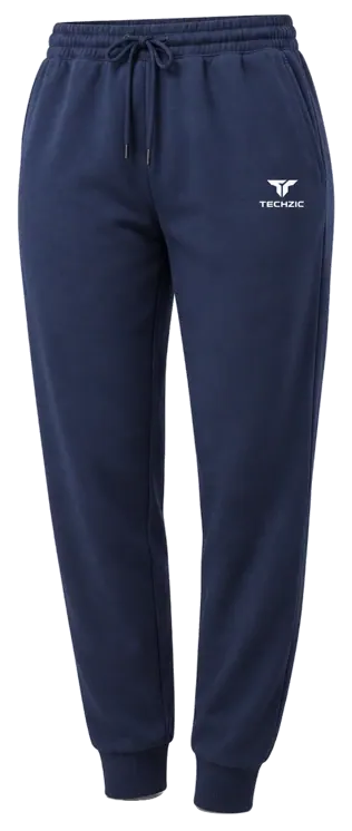 TECHZIC Women's Relaxed Cuff Joggers - Navy