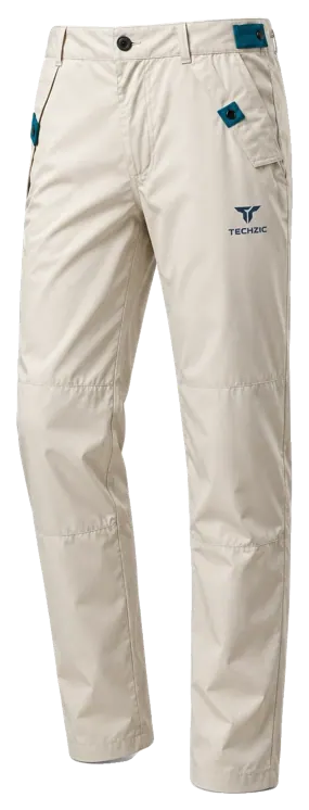 TECHZIC Men's Utility Trousers - Sand / Teal