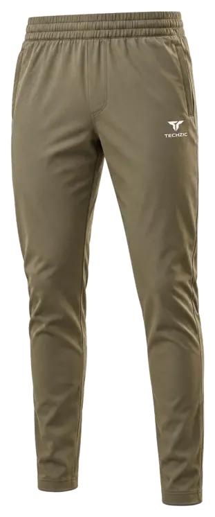 TECHZIC Men's Tapered Training Pants - Olive