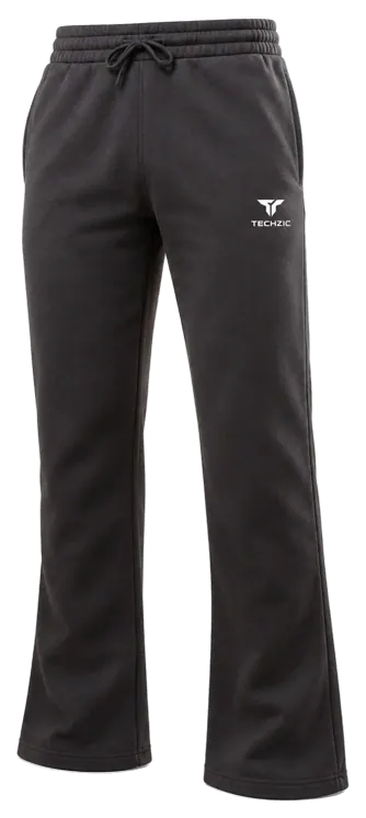 TECHZIC Men's Flared-Hem Lounge Pants - Charcoal