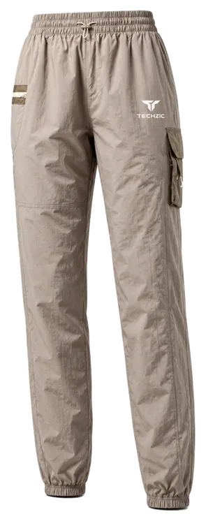 TECHZIC Women's Cargo Training Pants - Taupe