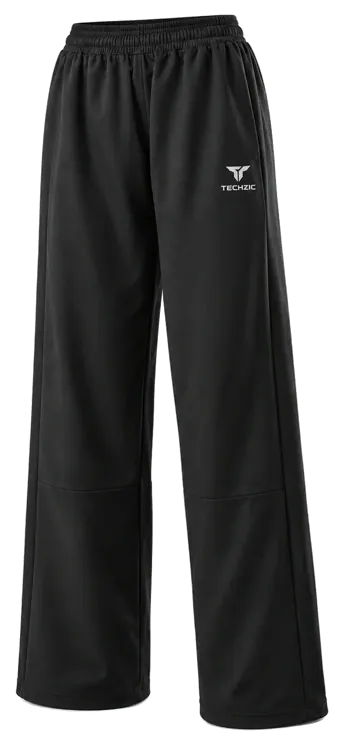 TECHZIC Women's Wide-Leg Lounge Pants - Black