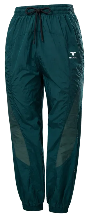 TECHZIC Women's Drawcord Shell Joggers - Deep Teal