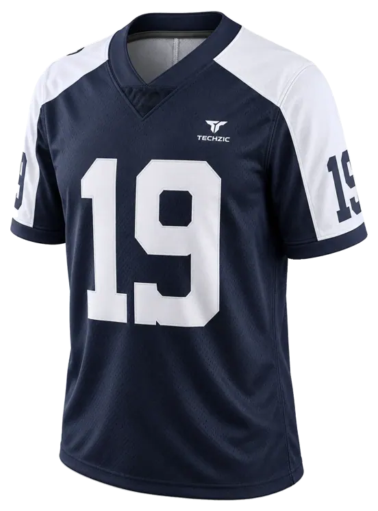 TECHZIC Contrast-Raglan Football Jersey
