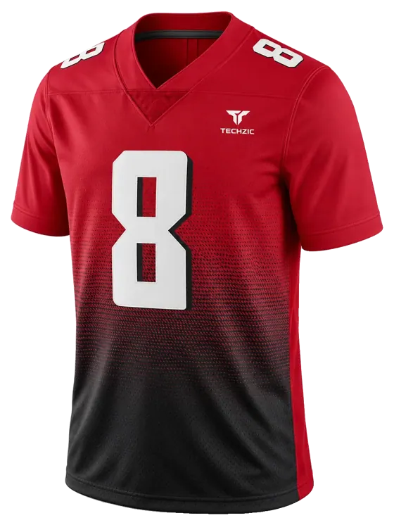 TECHZIC Fade-Hem Football Jersey